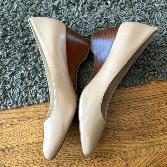Cole Haan Nude Wedges - Picture 3 of 14